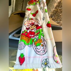 Strawberry shortcake plush throw !